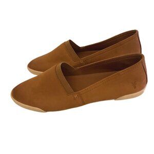 Frye Super Soft Leather Melanie Slip-On sneakers in Cognac Size 8.5